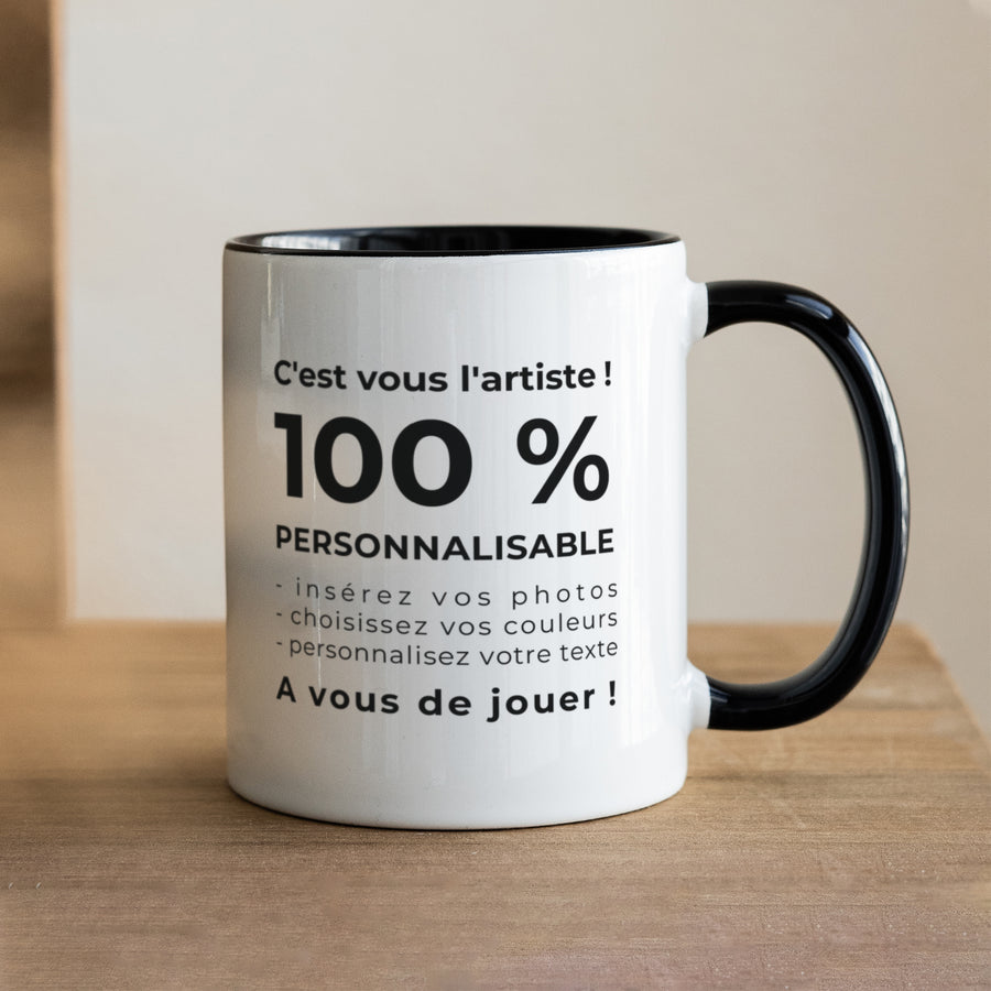 Mug Objets Noir Do It Yourself photo