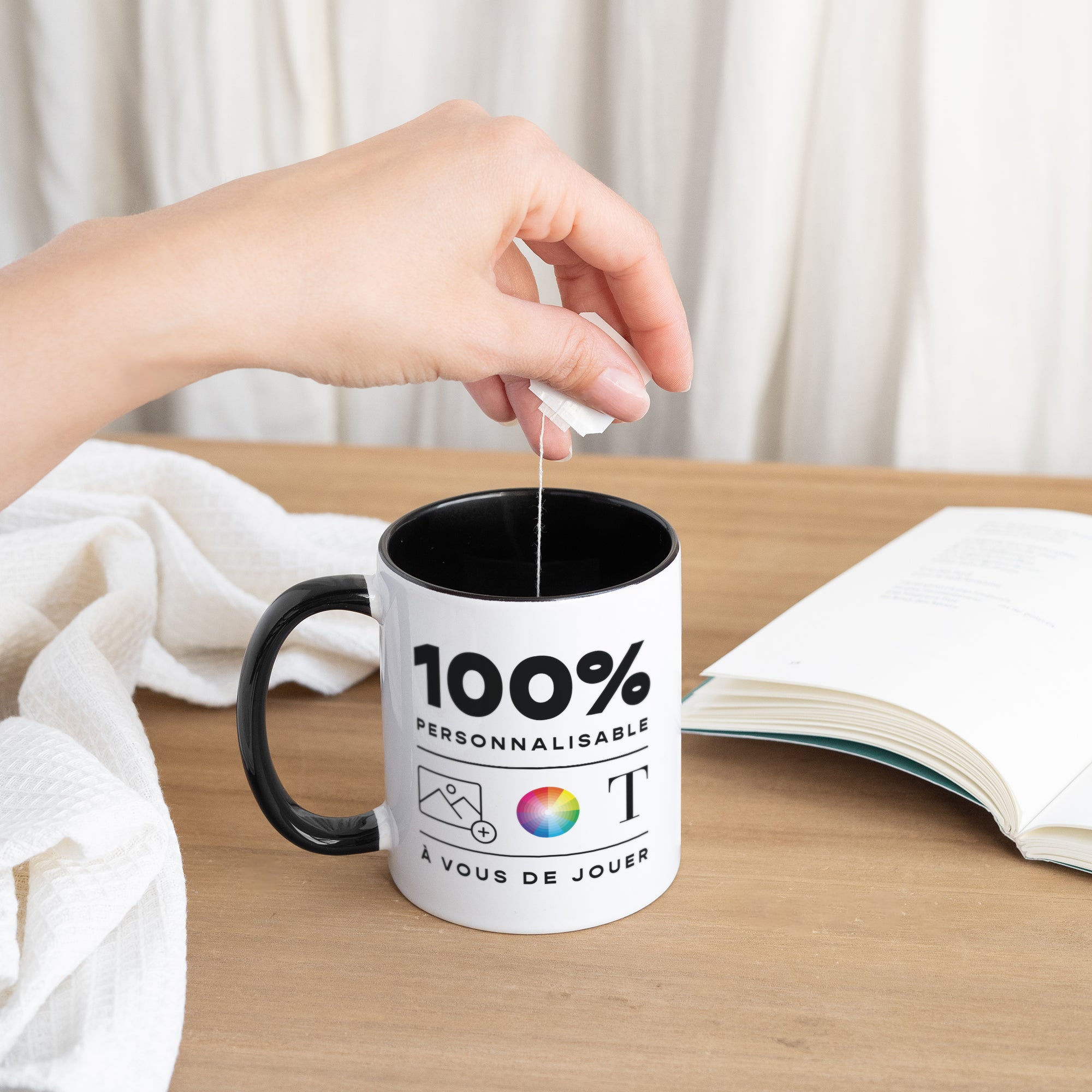 Mug Objets Noir Do It Yourself photo N° 3