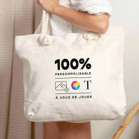 Sac cabas Objets Anse en corde Do It Yourself