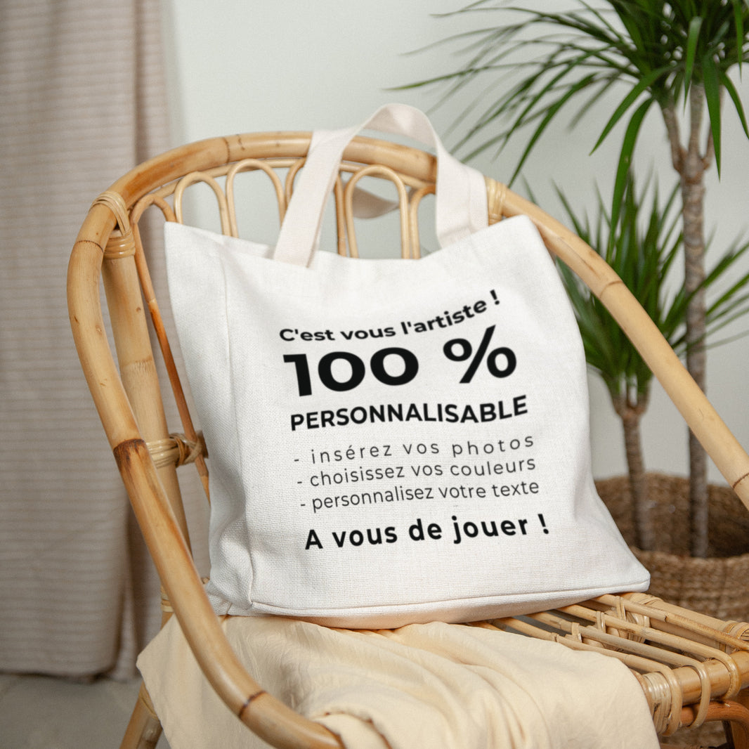 Tote bag Objets Anse en toile Do It Yourself photo N° 2