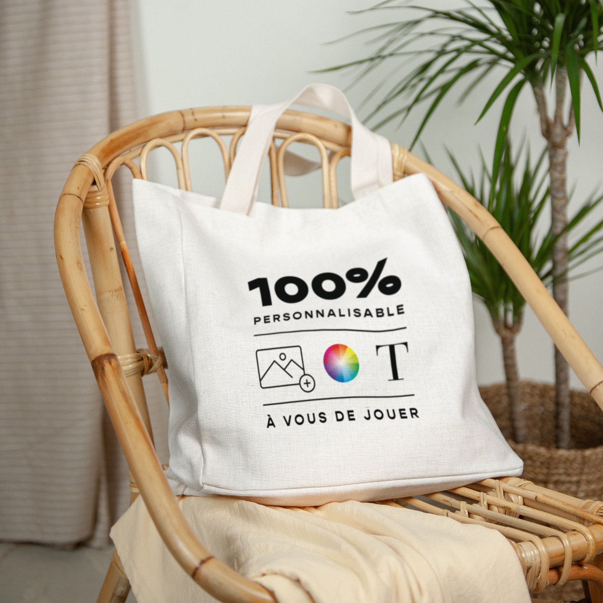 Tote bag Objets Anse en toile Do It Yourself photo N° 2