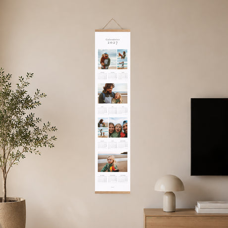 Calendrier Fin d'année Papier Calendrier Photo Pêle-Mêle