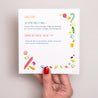 Invitations Anniversaire Enfant Carré Bonbons à foison photo N° 2