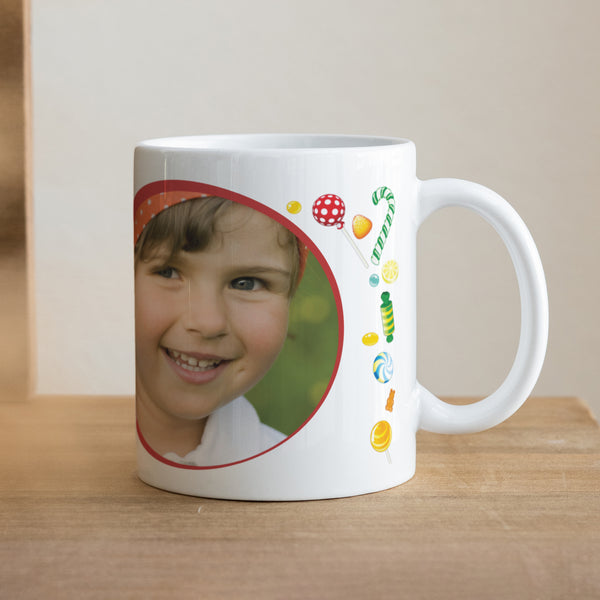 Mug Anniversaire Enfant Blanc Bonbons à foison photo