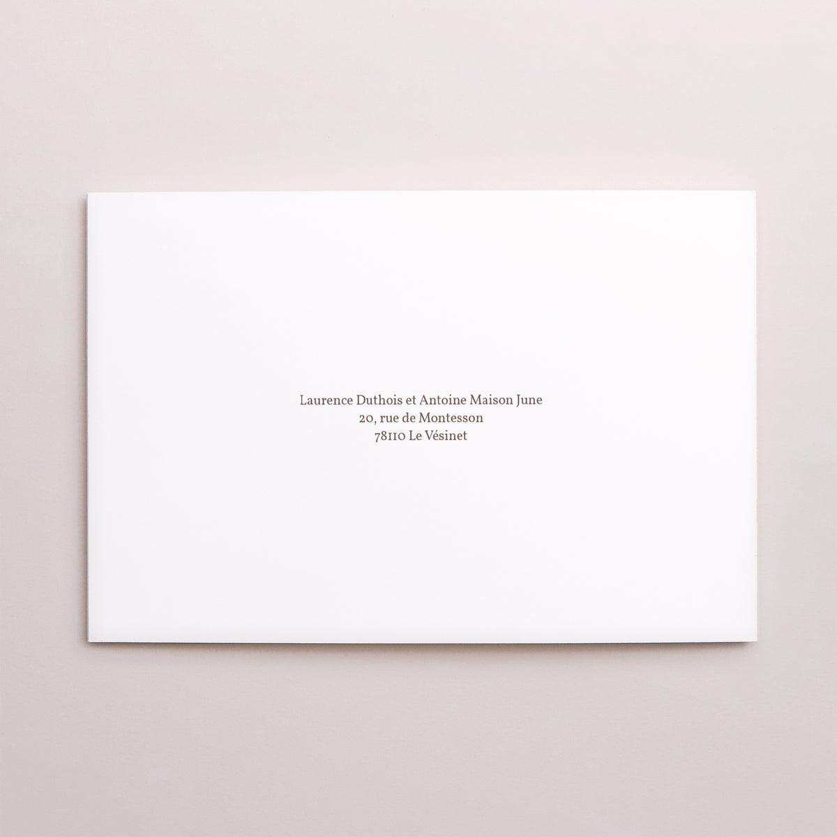 Faire-part Mariage Double volet paysage Alliance de deux Coeurs photo N° 3