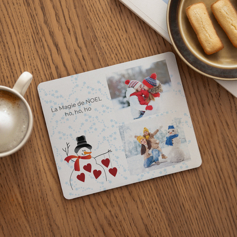 Tapis de souris Objets Rectangle Joies de la neige photo
