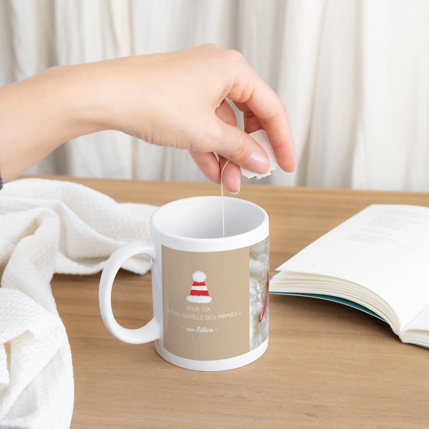 Mug Objets Blanc Grande lessive de Noel ! photo N° 3