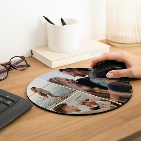 Tapis de souris Rond Multiphotos