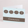 Faire-part Communion Double volet paysage Communion classique photo N° 1