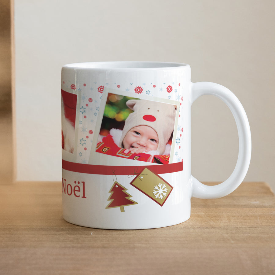 Mug Objets Blanc Panoplie de photos photo