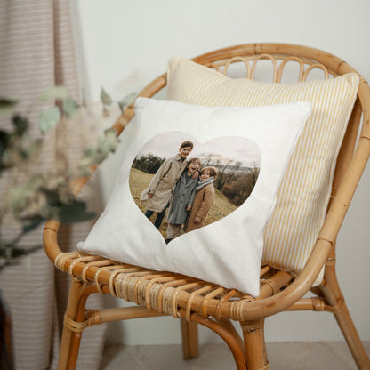 Coussin Objets Beige naturel Coussin Personnalisé photo N° 2