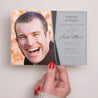 Invitations Anniversaire Adulte Paysage Cadre en argent photo N° 3