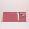 Invitations Anniversaire Adulte Paysage Rose-thé photo N° 2