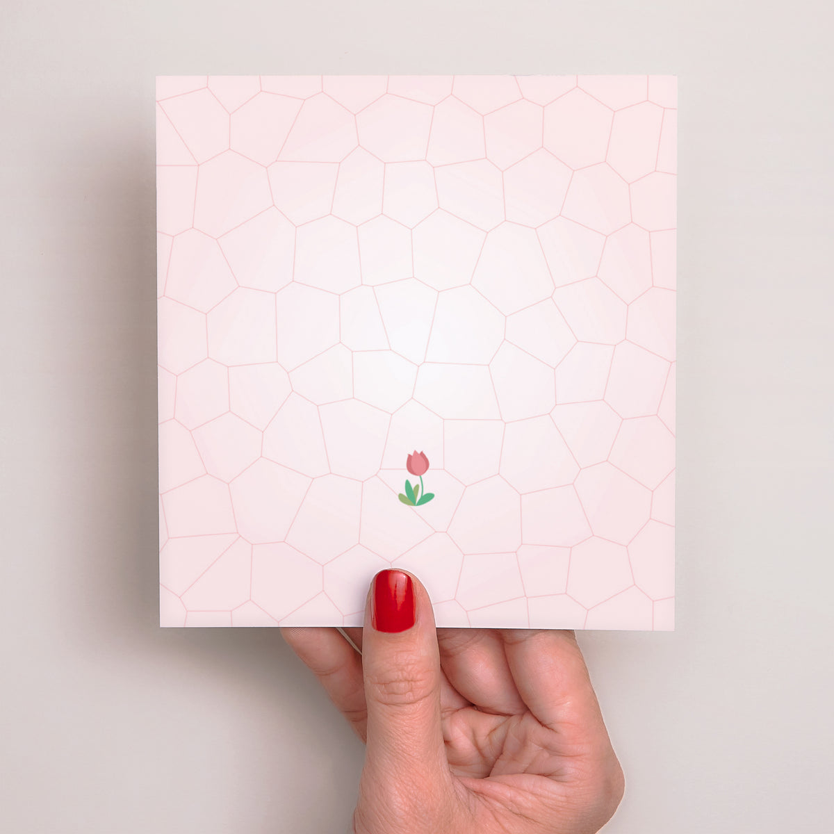 Invitations Anniversaire Enfant Carré Tulipe dans le jardin photo N° 3