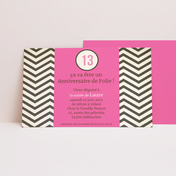 Invitations Anniversaire Enfant Paysage Animaux sauvages photo