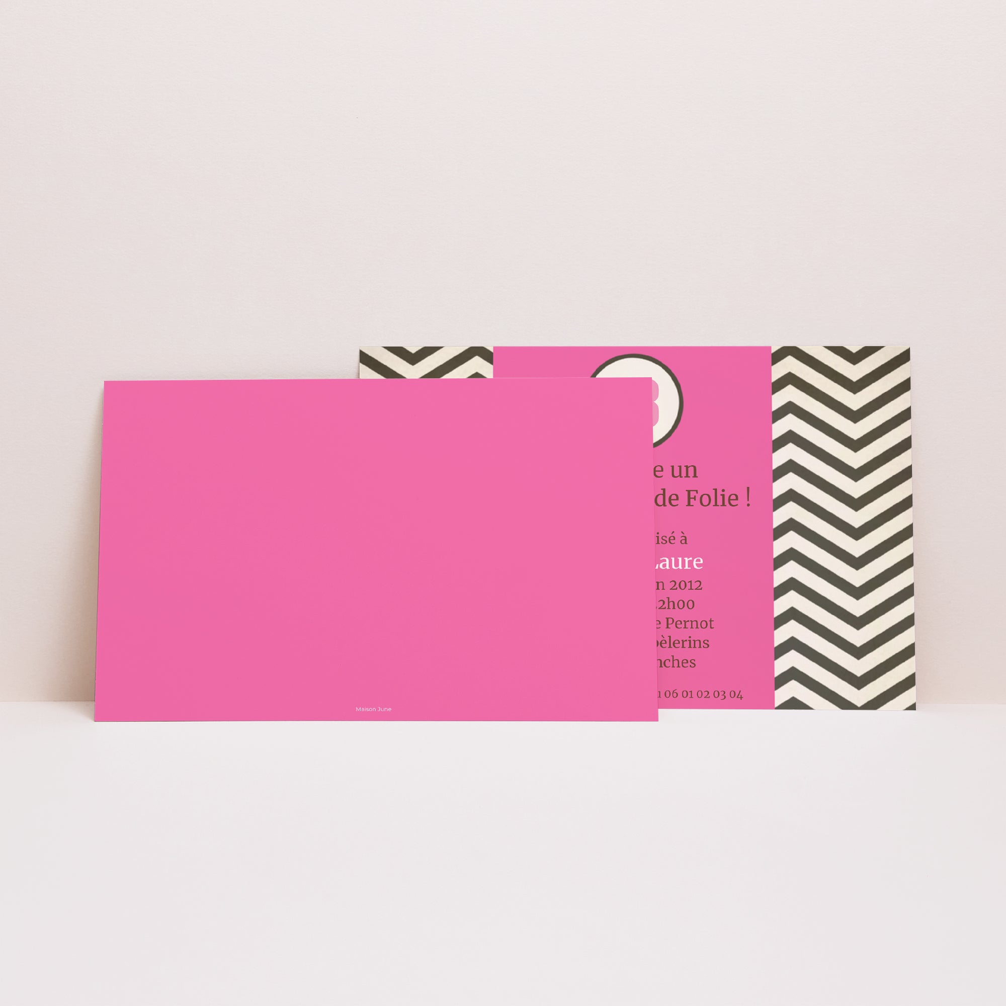 Invitations Anniversaire Enfant Paysage Animaux sauvages photo N° 2