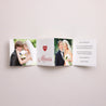 Remerciements Mariage Accordéon Multi-photos et coeurs rouges photo N° 2