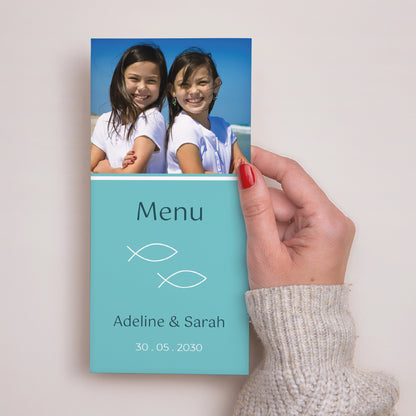 Menu Communion Panoramique portrait Pêche miraculeuse photo N° 2