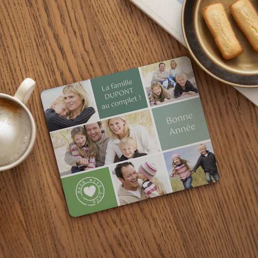 Tapis de souris Objets Rectangle Multi-photos - tendre photo