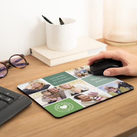 Tapis de souris Objets Rectangle Multi-photos - tendre