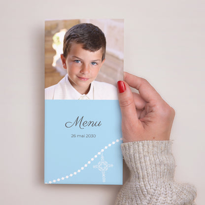 Menu Communion Panoramique portrait Consécration photo N° 2
