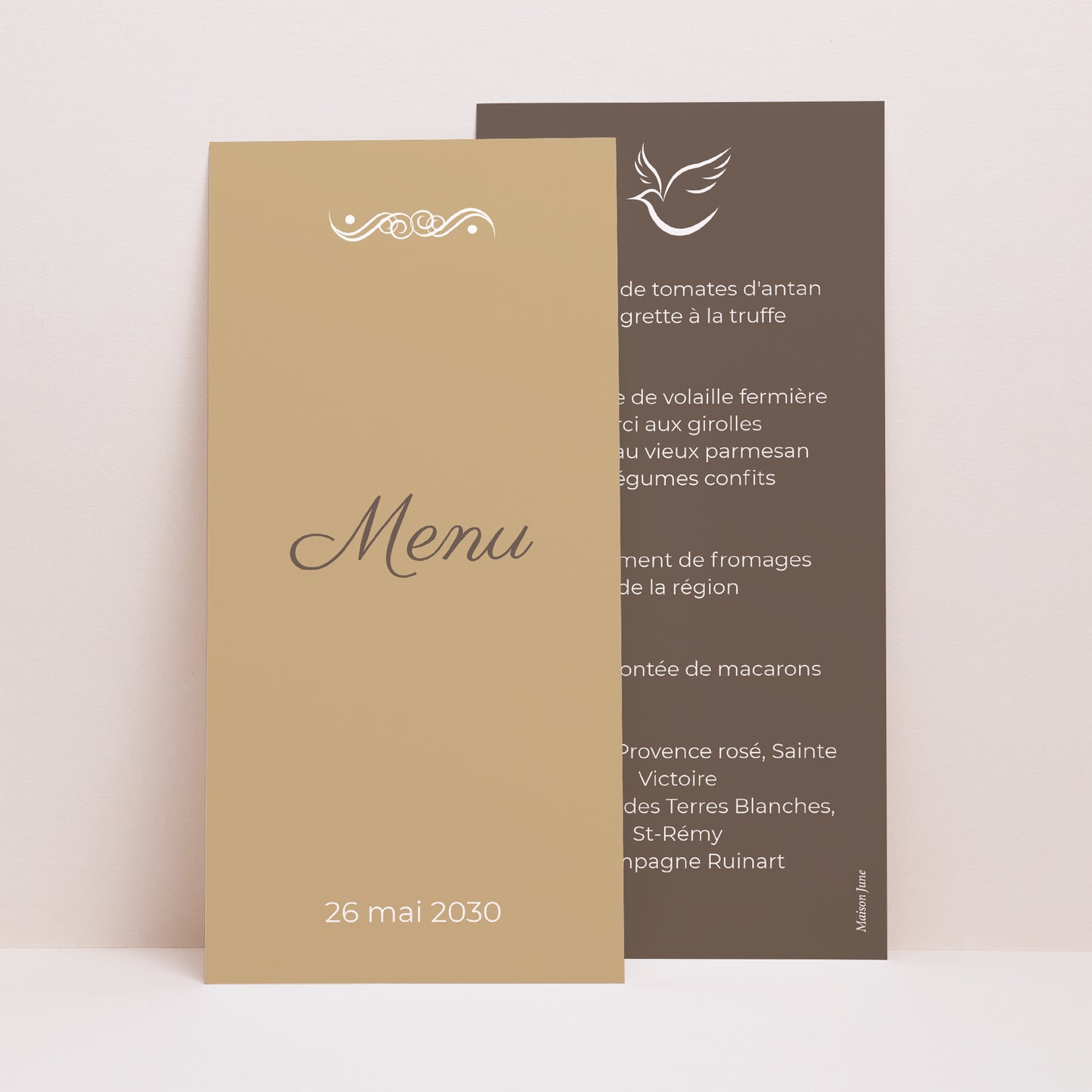 Menu Communion Panoramique portrait Le chemin, la vérité et la vie photo N° 1