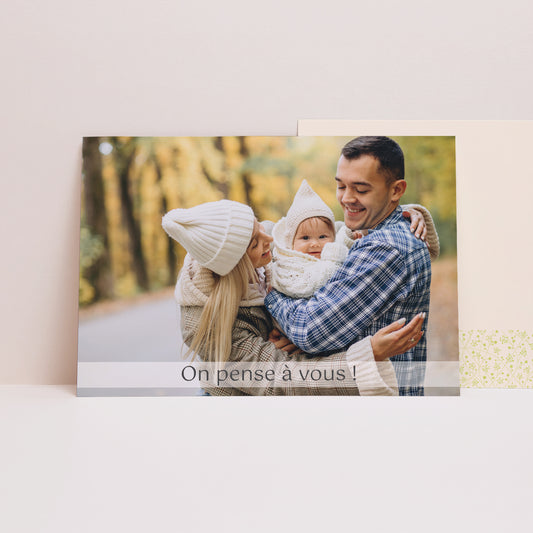 Faire-part Photos Paysage Effet calque photo