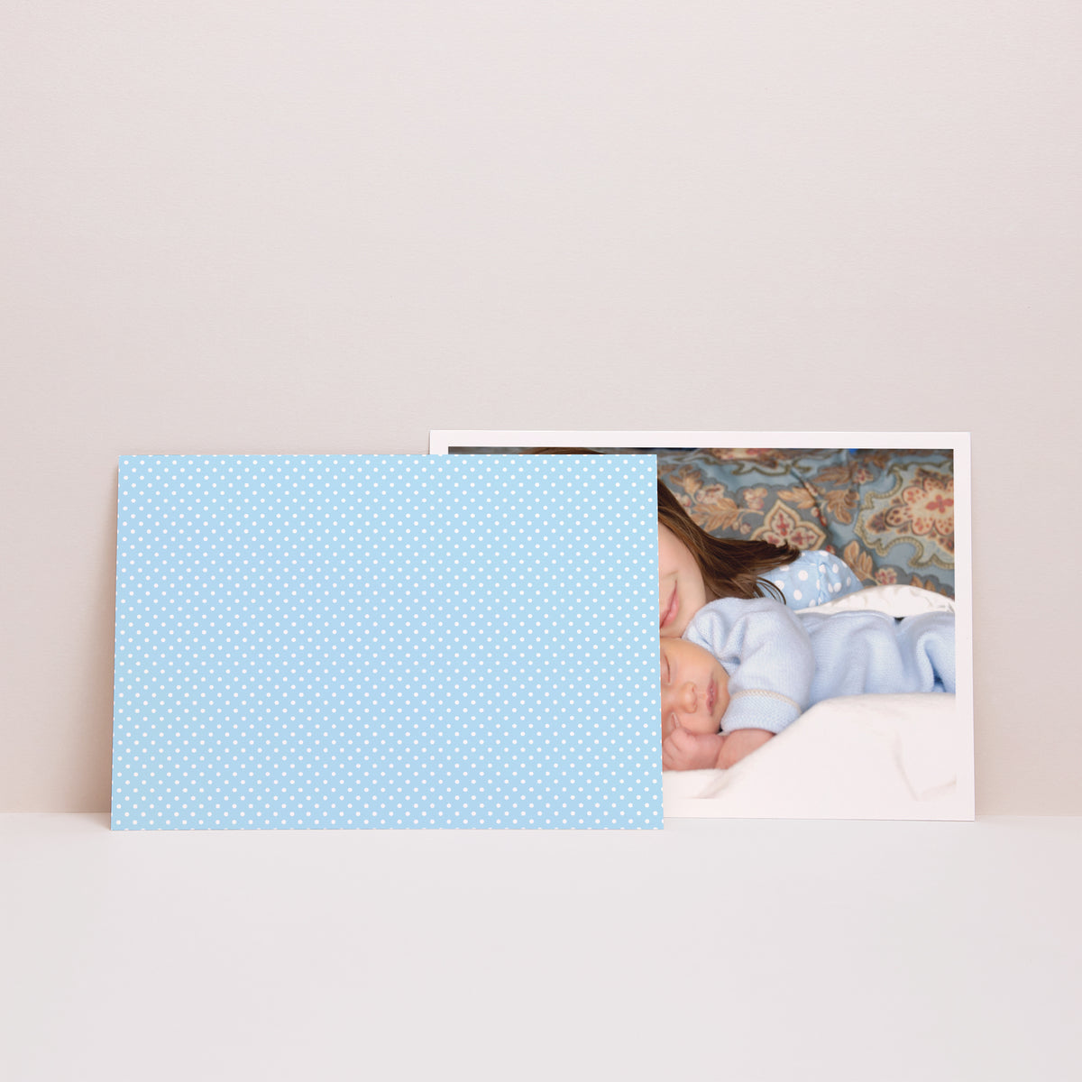 Faire-part Naissance Paysage Bordure blanche photo N° 2