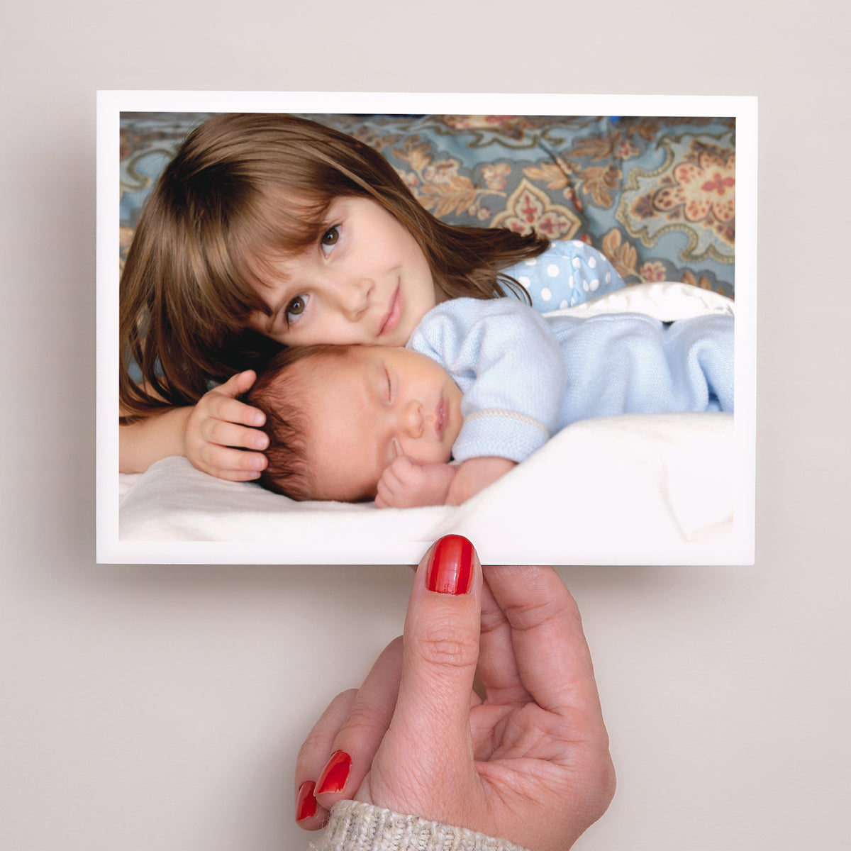 Faire-part Naissance Paysage Bordure blanche photo N° 3
