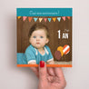 Invitations Anniversaire Enfant Carré C'est la fête photo N° 2