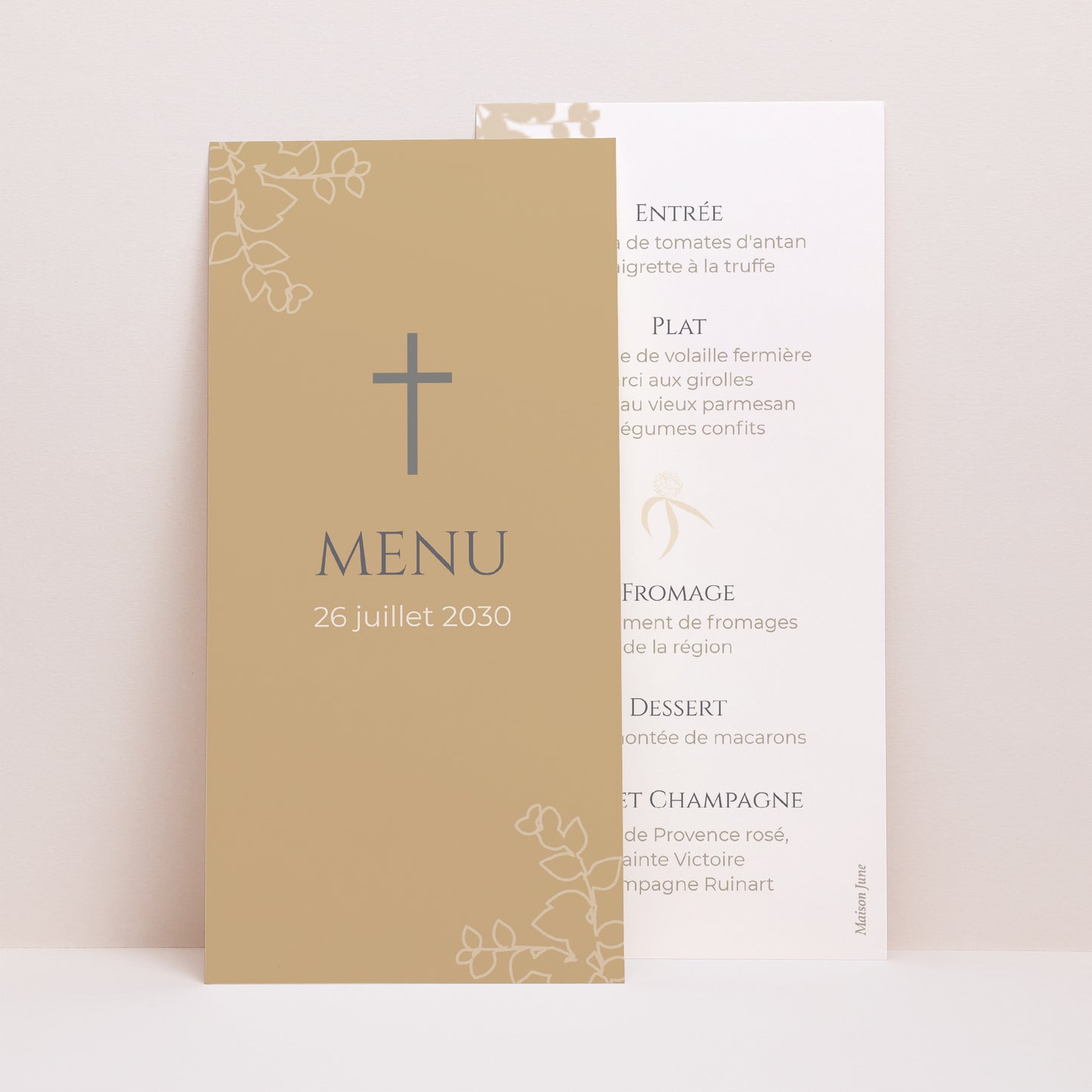 Menu Communion Panoramique portrait Esprit Communion photo N° 1