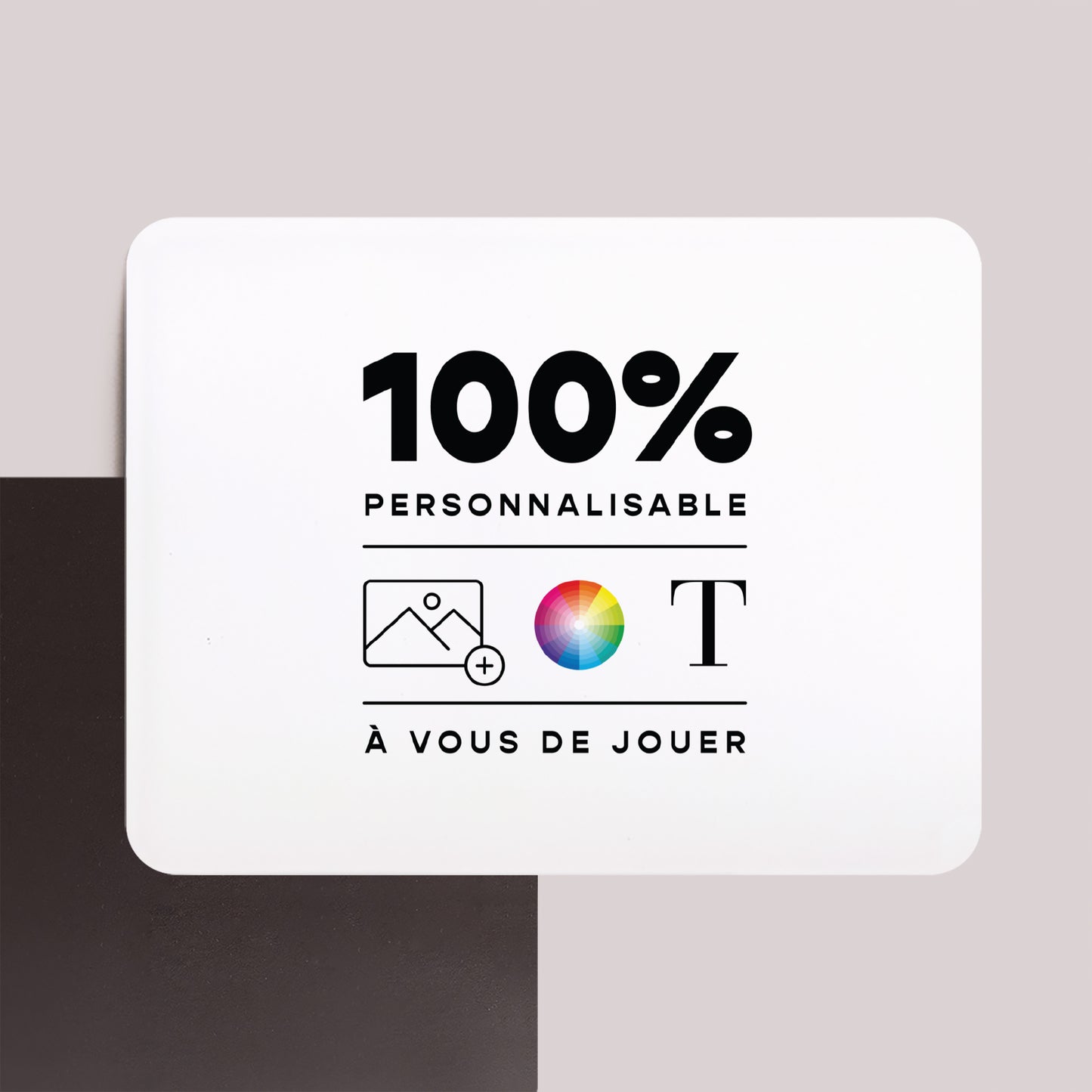 Faire-part Baptême Lot de 8, magnétique, paysage, rectangle coins arrondis Do It Yourself II photo N° 1