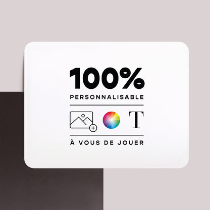 Faire-part Baptême Lot de 8, magnétique, paysage, rectangle coins arrondis Do It Yourself II photo N° 1