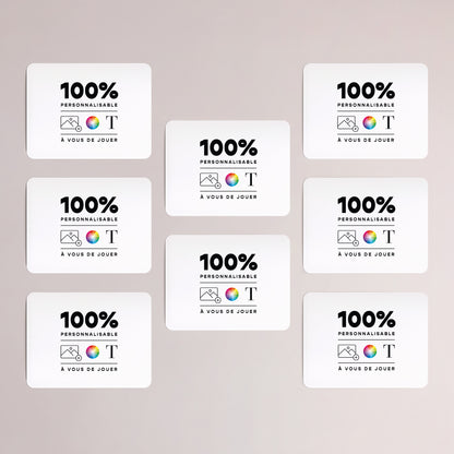 Faire-part Baptême Lot de 8, magnétique, paysage, rectangle coins arrondis Do It Yourself II photo N° 3