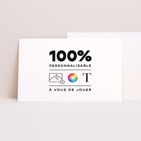 Faire-part Baptême Paysage Do It Yourself III photo
