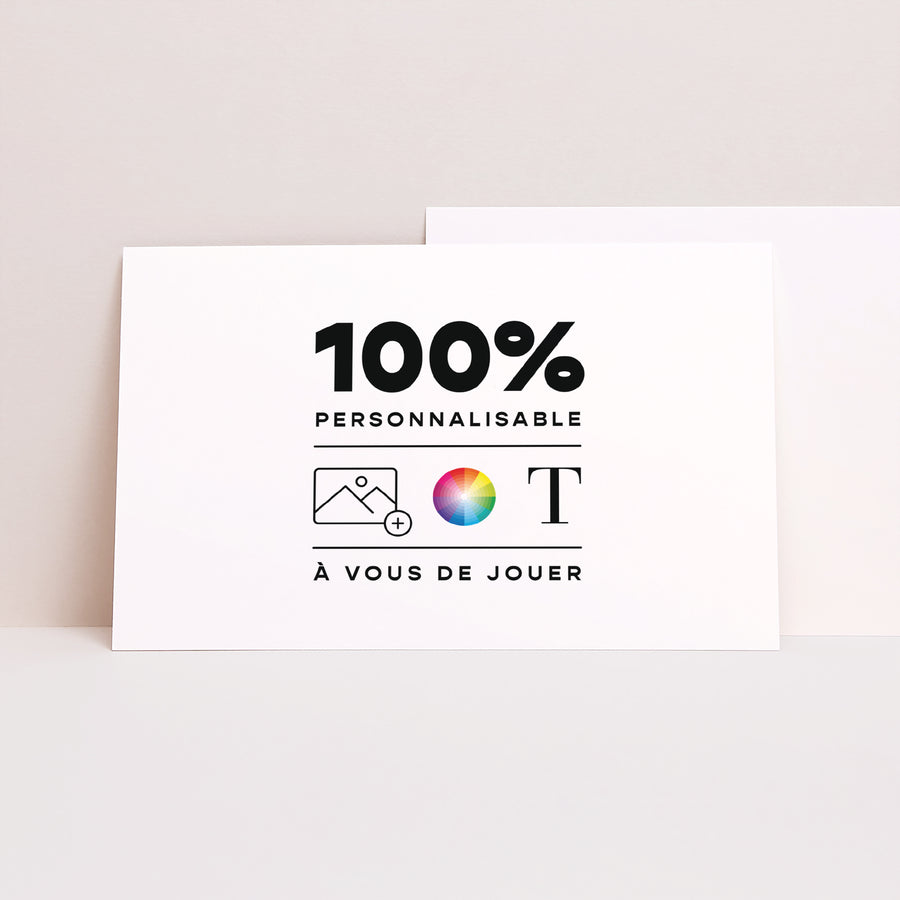 Faire-part Baptême Paysage Do It Yourself III photo