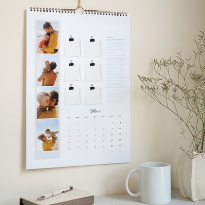 Calendrier Fin d'année Mural A3 Familial photo N° 3