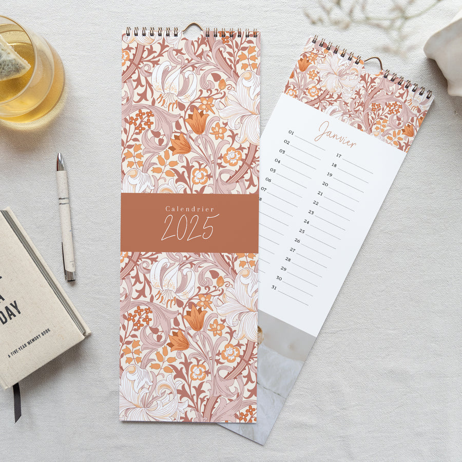 Calendrier Fin d'année Perpétuel Fleurs photo