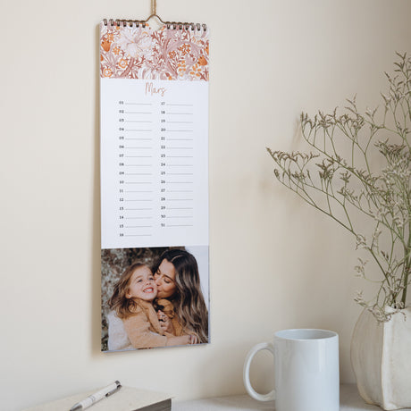 Calendrier Fin d'année Perpétuel Fleurs