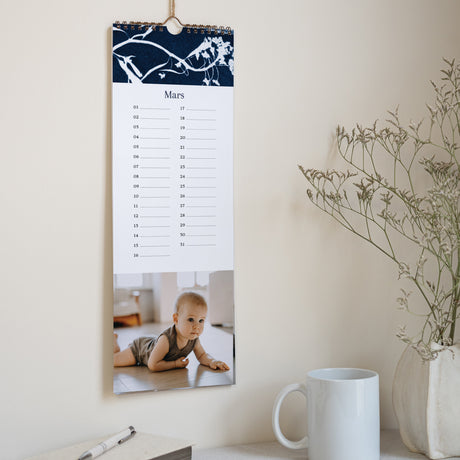 Calendrier Fin d'année Perpétuel Cyanotype