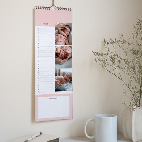 Calendrier Fin d'année Perpétuel Petite Fille