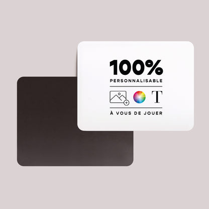 Carte de voeux Fin d'année Lot de 8, magnétique, paysage, rectangle coins arrondis Do It Yourself III photo N° 2