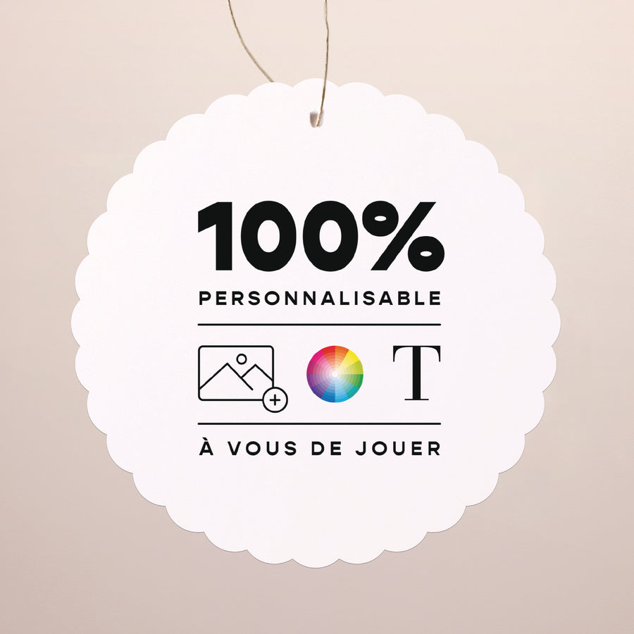 Carte de voeux Fin d'année À suspendre Do It Yourself III photo