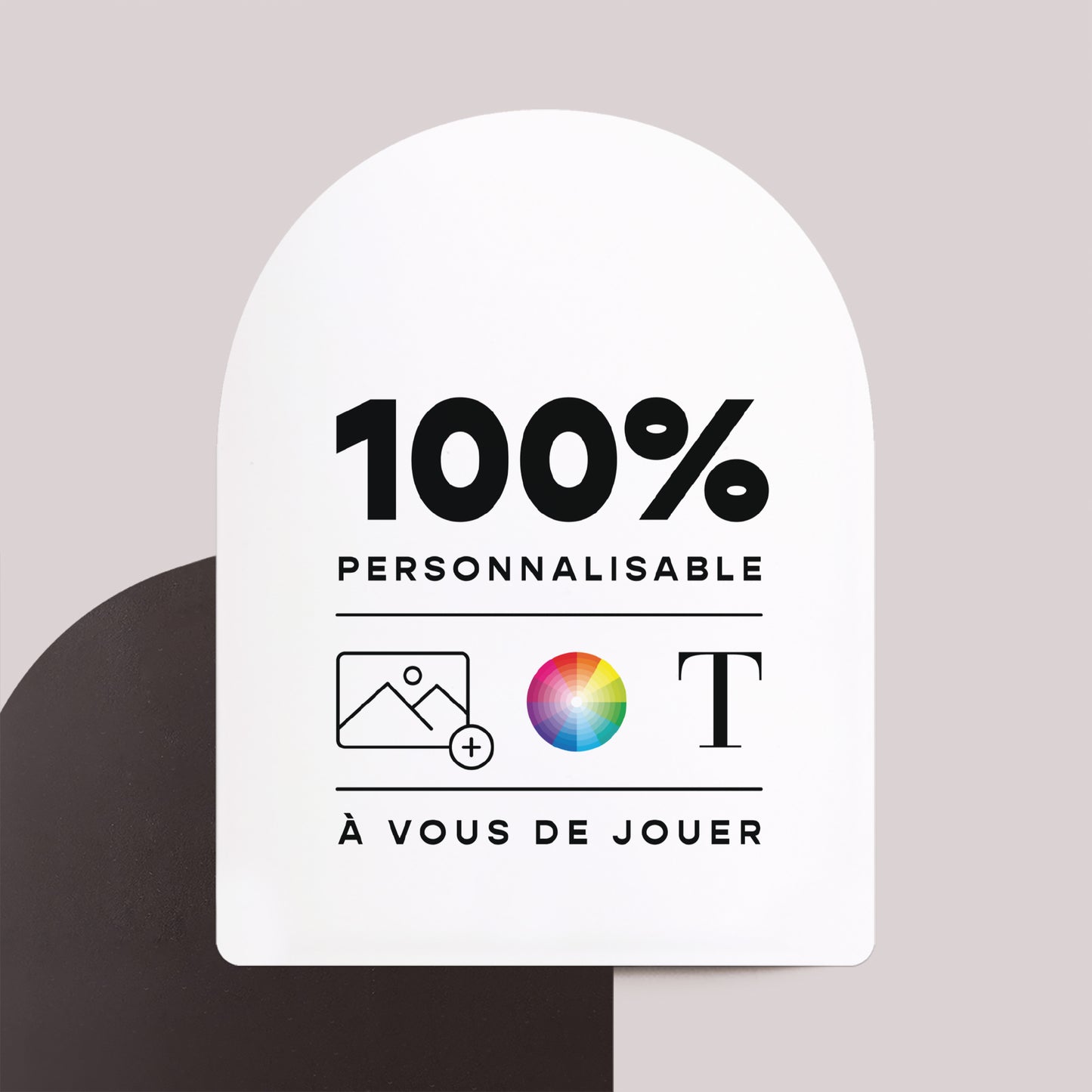 Carte de voeux Fin d'année Lot de 8, magnétique, arche Do It Yourself III photo N° 1