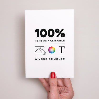 Carte de voeux Fin d'année Portrait Do It Yourself III photo N° 2