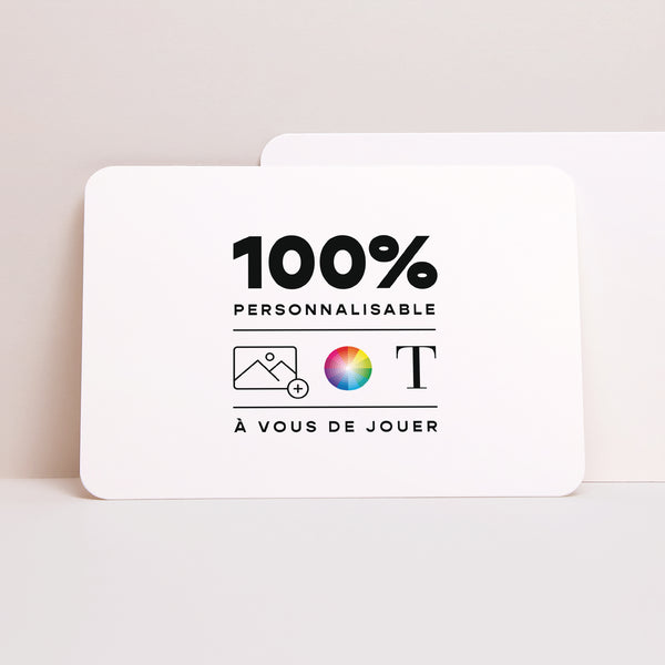 Carte de voeux Fin d'année Paysage, bords arrondis Do It Yourself III photo