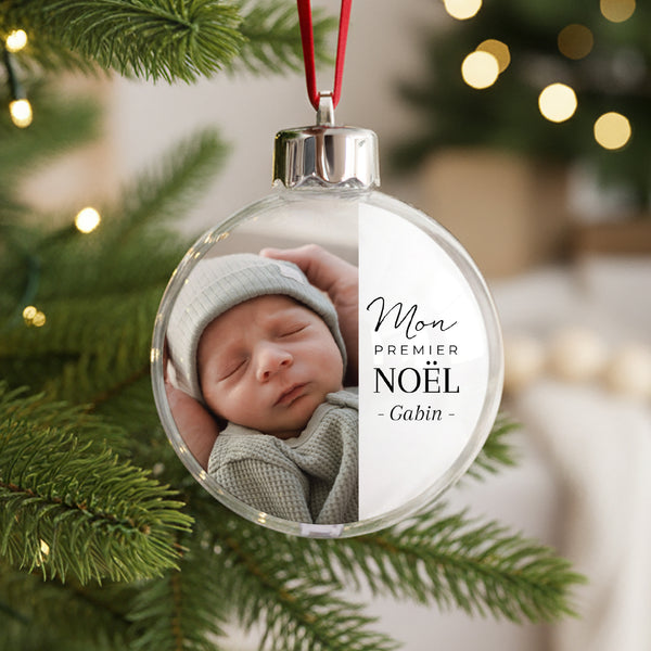 Boule de Noël Fin d'année Ronde Boule de Noël Photo photo