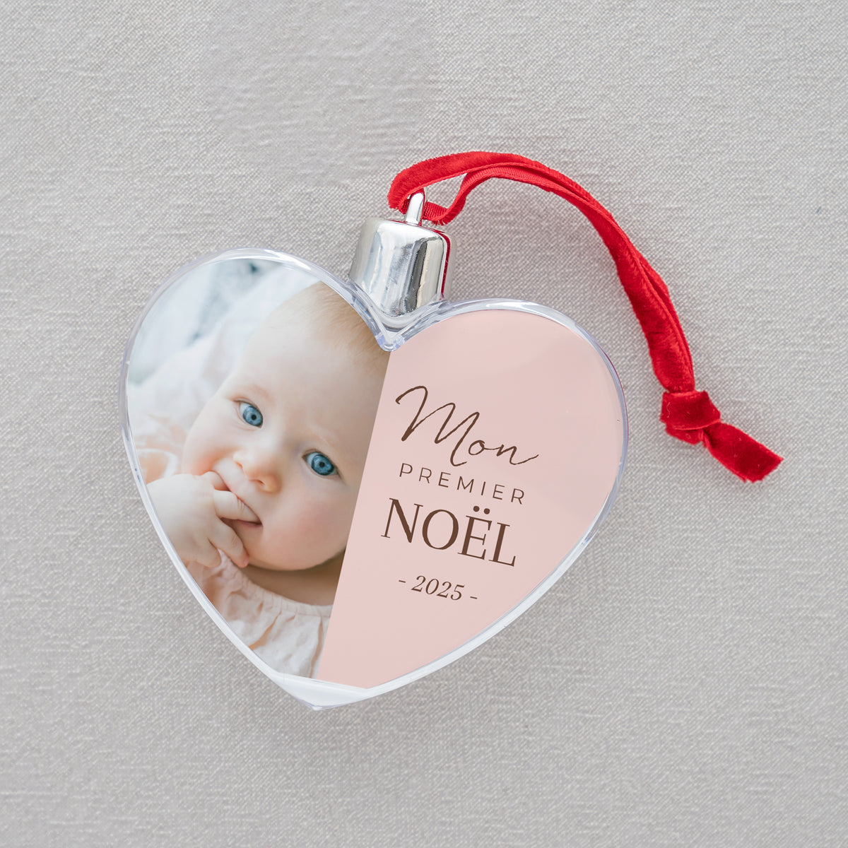 Boule de Noël Fin d'année Cœur Boule de Noël Photo photo N° 2