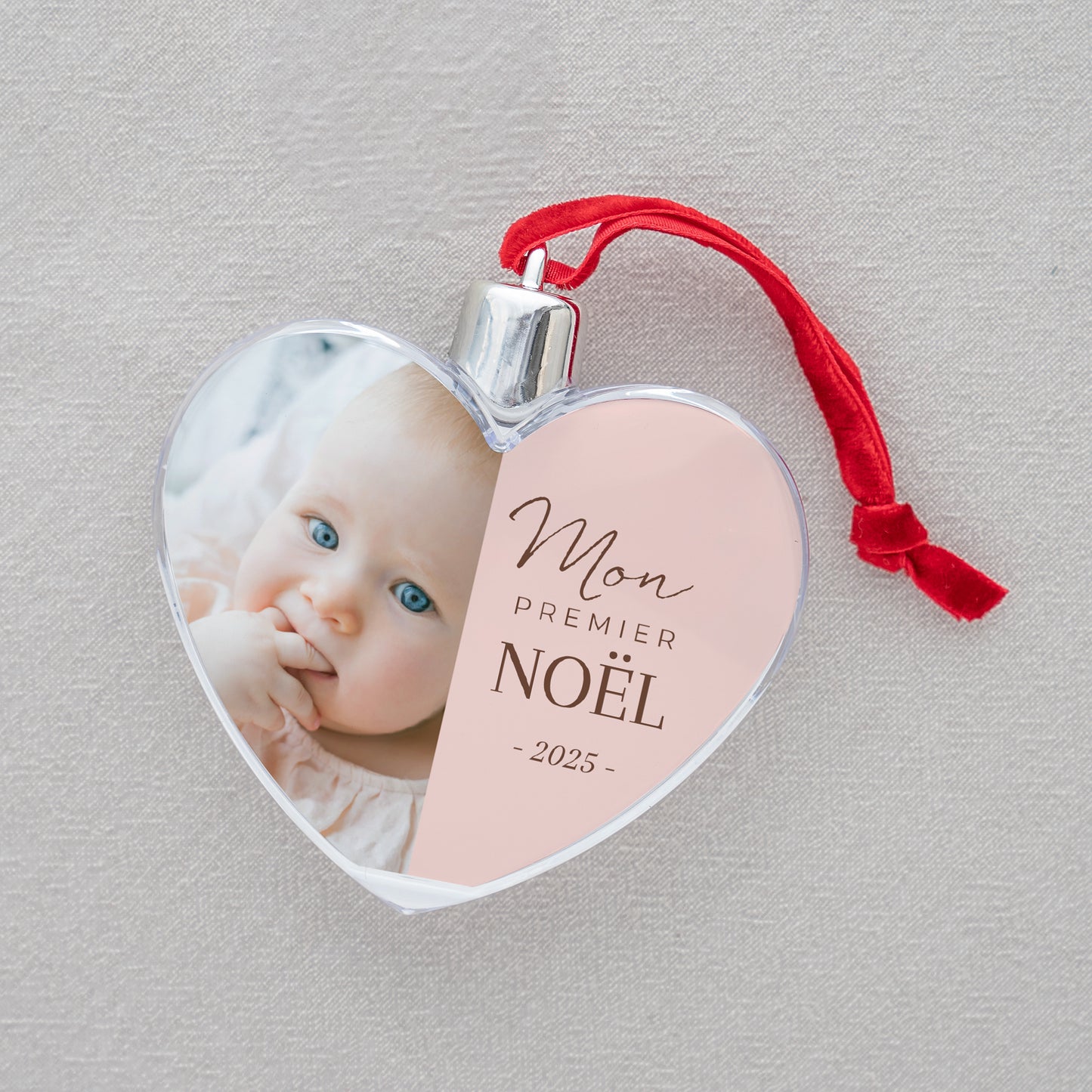 Boule de Noël Fin d'année Cœur Boule de Noël Photo photo N° 2