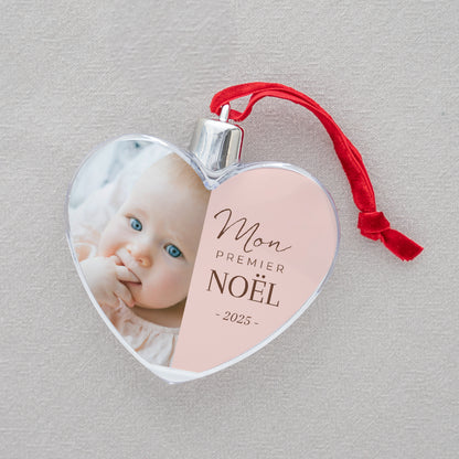 Boule de Noël Fin d'année Cœur Boule de Noël Photo photo N° 2